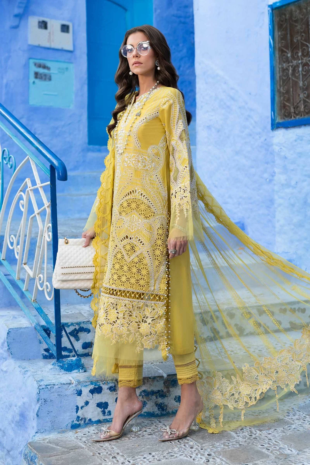 3 Piece  Embroidered Lawn Suit | D-2512-A