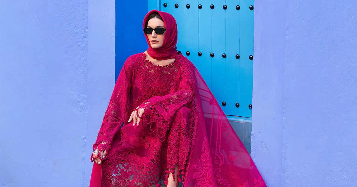 3 Piece Embroidered Lawn Suit | D-2508-A