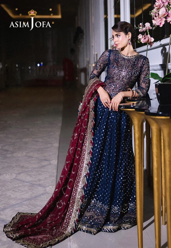 AJFF-05 EMBROIDERED NET 3 PCS