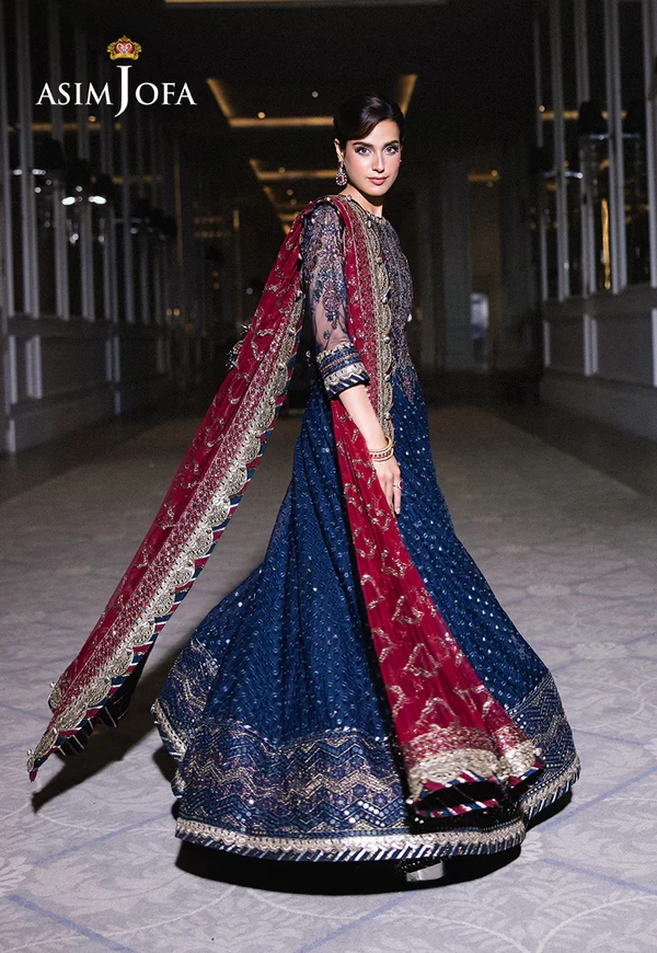 AJFF-05 EMBROIDERED NET 3 PCS