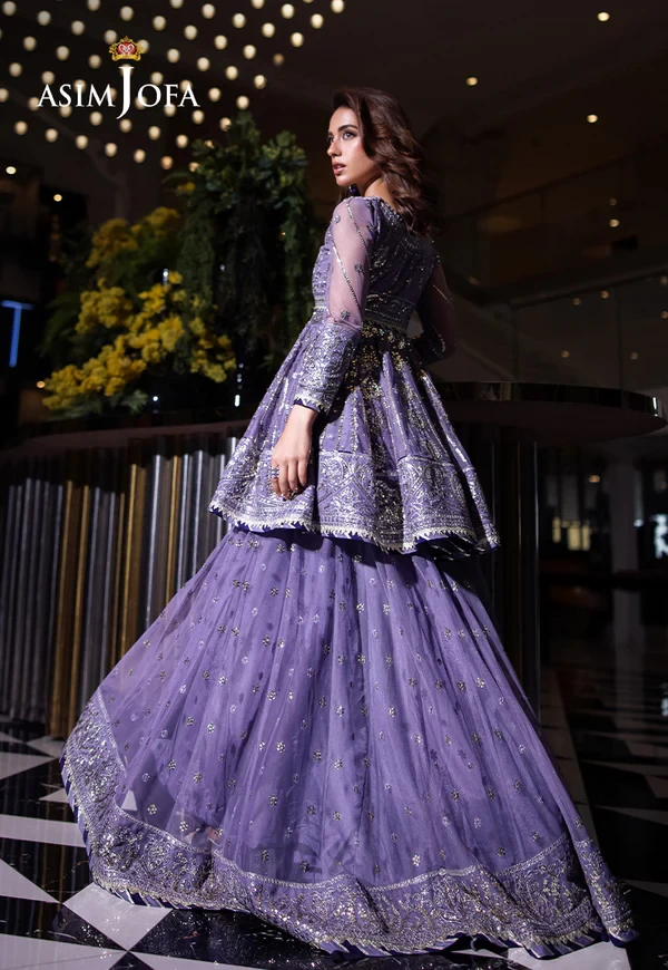 AJFF-02 EMBROIDERED NET 3 PCS