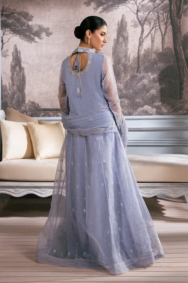 2 Piece Embroidered Organza Suit SKU: WOM24110