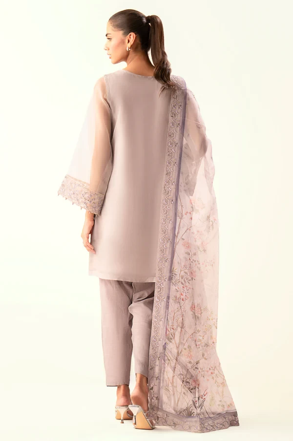 3 Piece Embroidered Organza Suit SKU: WUM34305