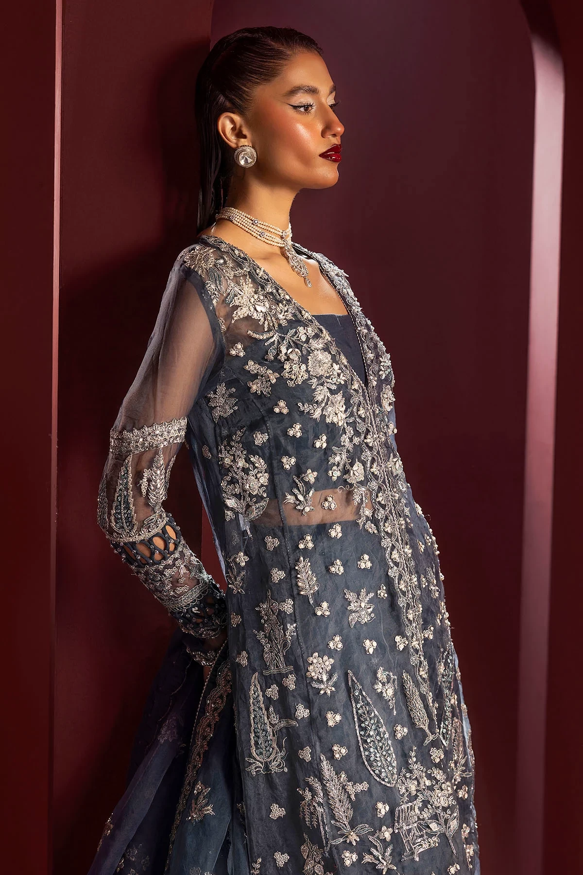 4931-YASNA EMBROIDERED ORGANZA