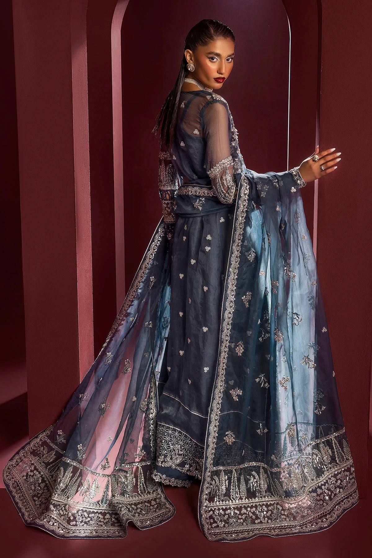 4931-YASNA EMBROIDERED ORGANZA