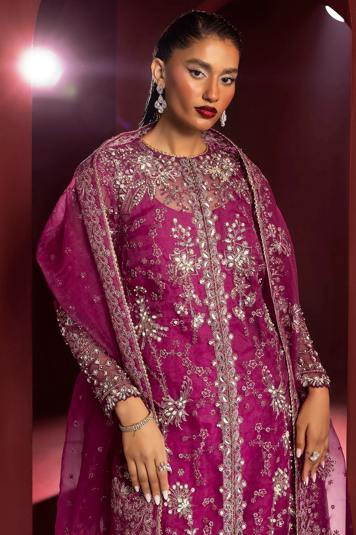 4937-HIRAETH EMBROIDERED ORGANZA