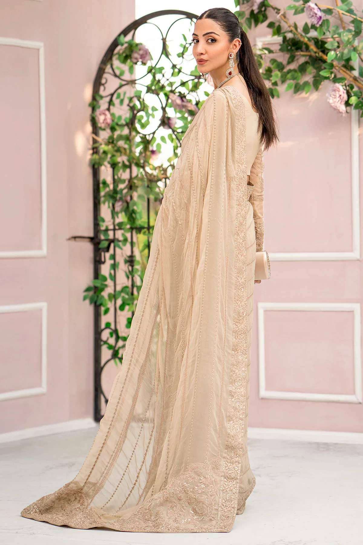 4119-LYANNA EMBROIDERED BEMBERG CHIFFON