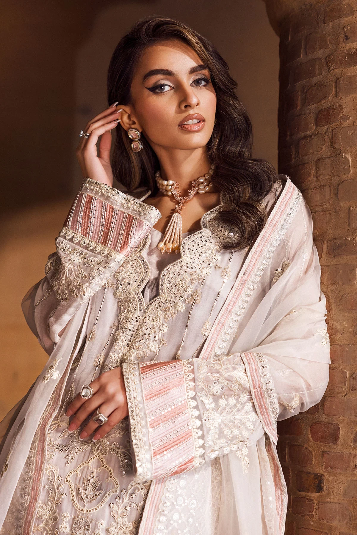 4127-ANMOL EMBROIDERED BEMBERG CHIFFON