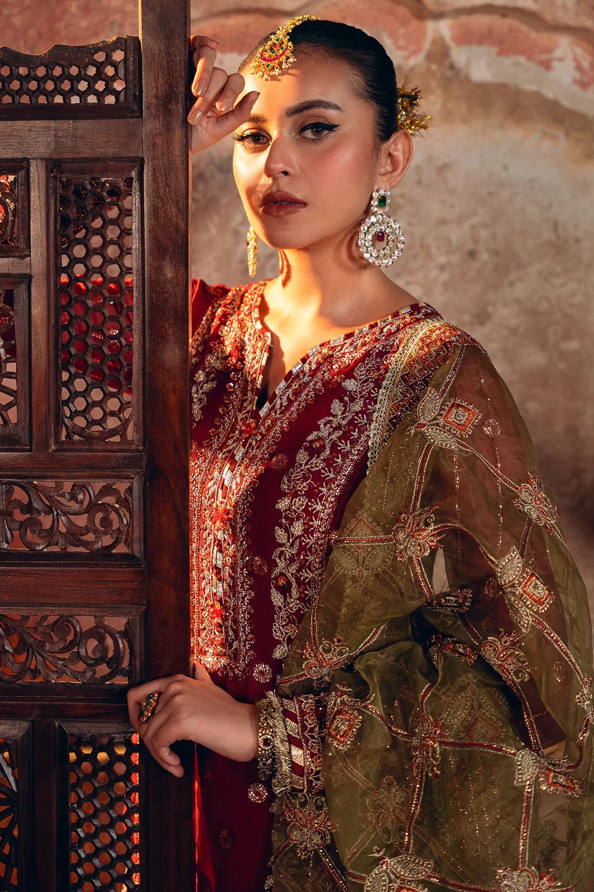 4817-TABEER EMBROIDERED BEMBERG CHIFFON