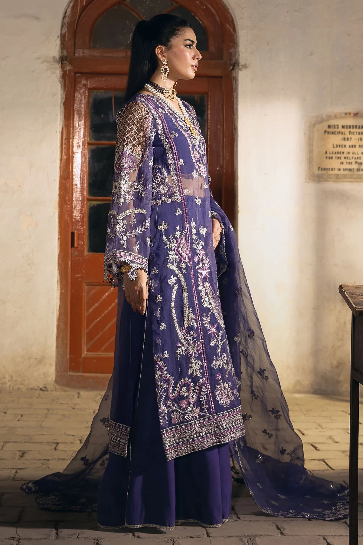 4811-DAISHA EMBROIDERED ORGANZA