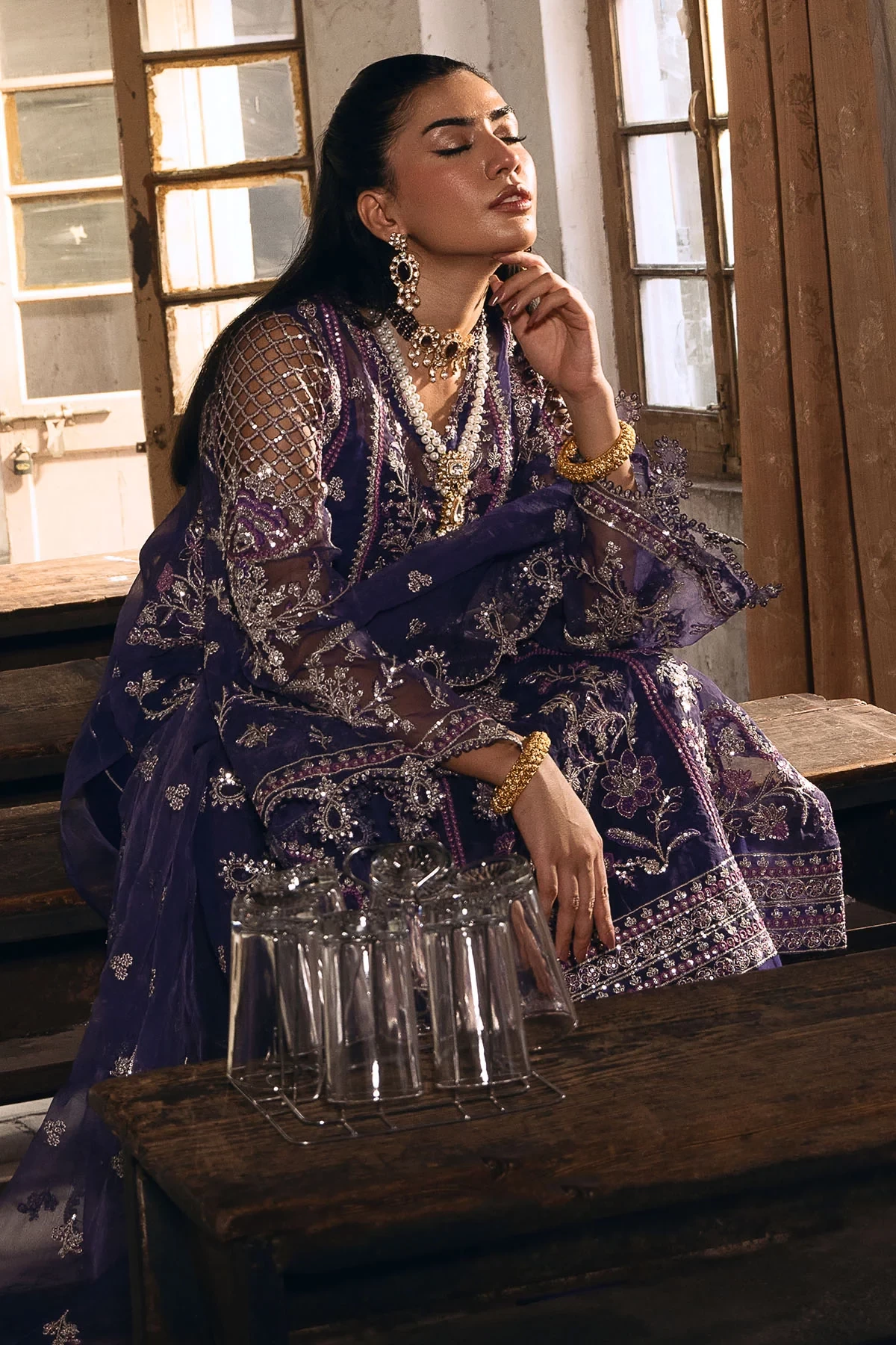 4811-DAISHA EMBROIDERED ORGANZA
