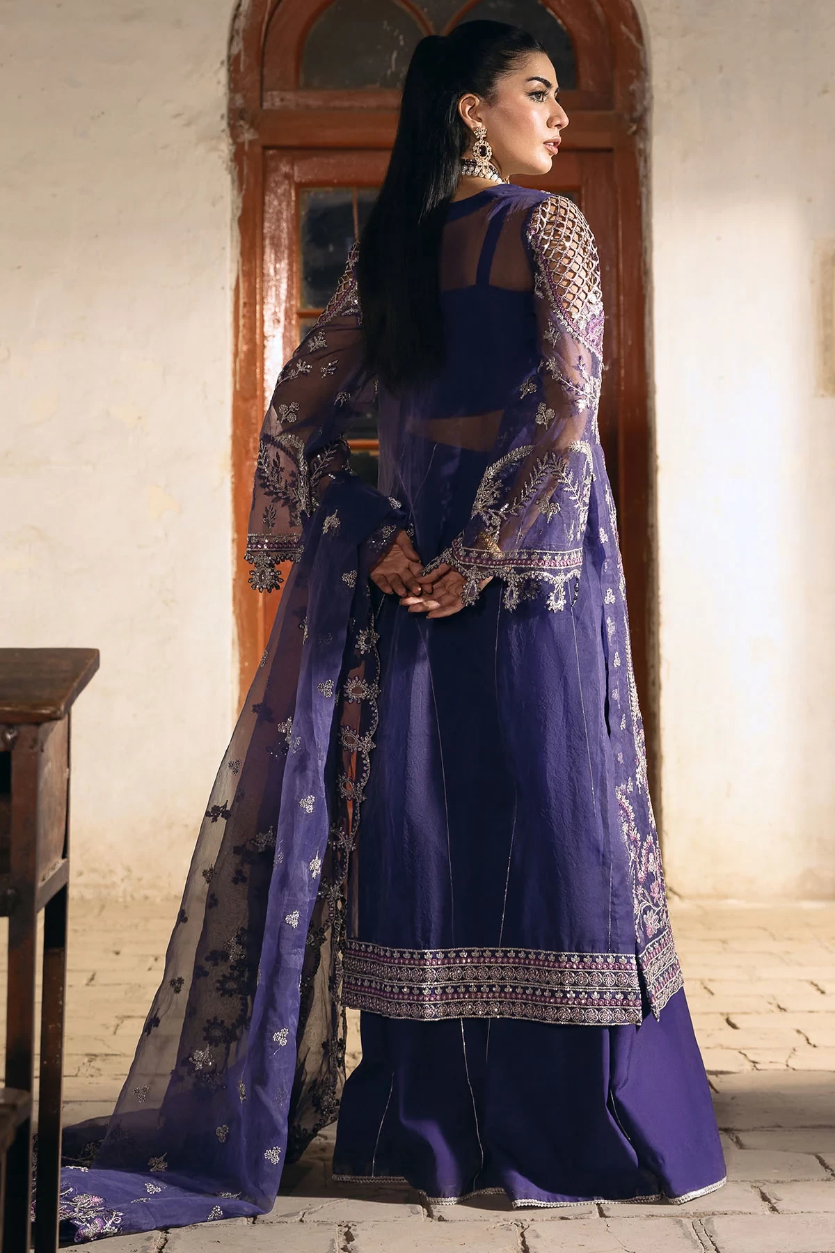 4811-DAISHA EMBROIDERED ORGANZA