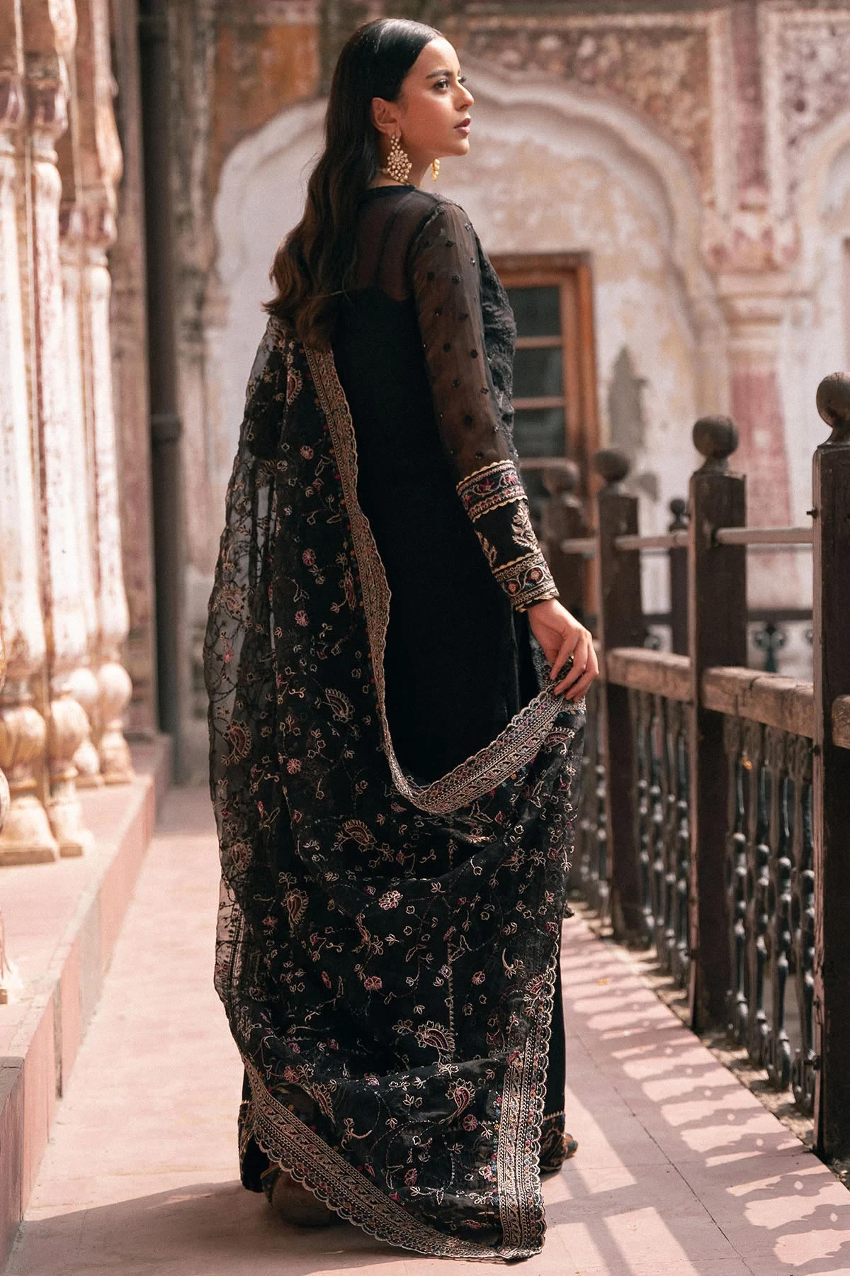 4816-GAZALA EMBROIDERED BEMBERG CHIFFON