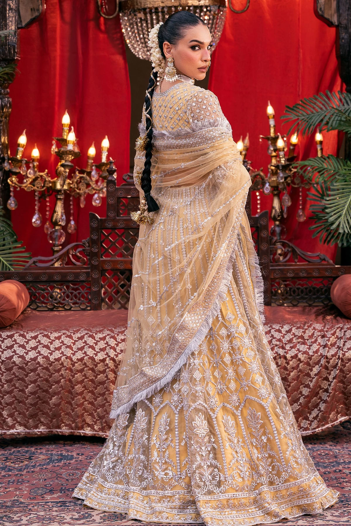 4826-OMAIRA EMBROIDERED SILK NET