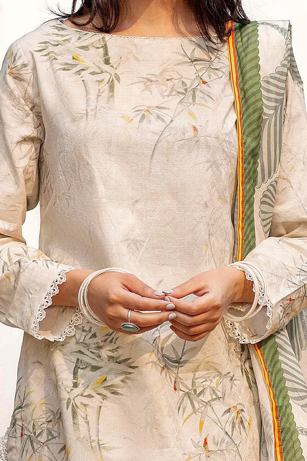 3 Piece Printed Lawn Suit CL-52428
