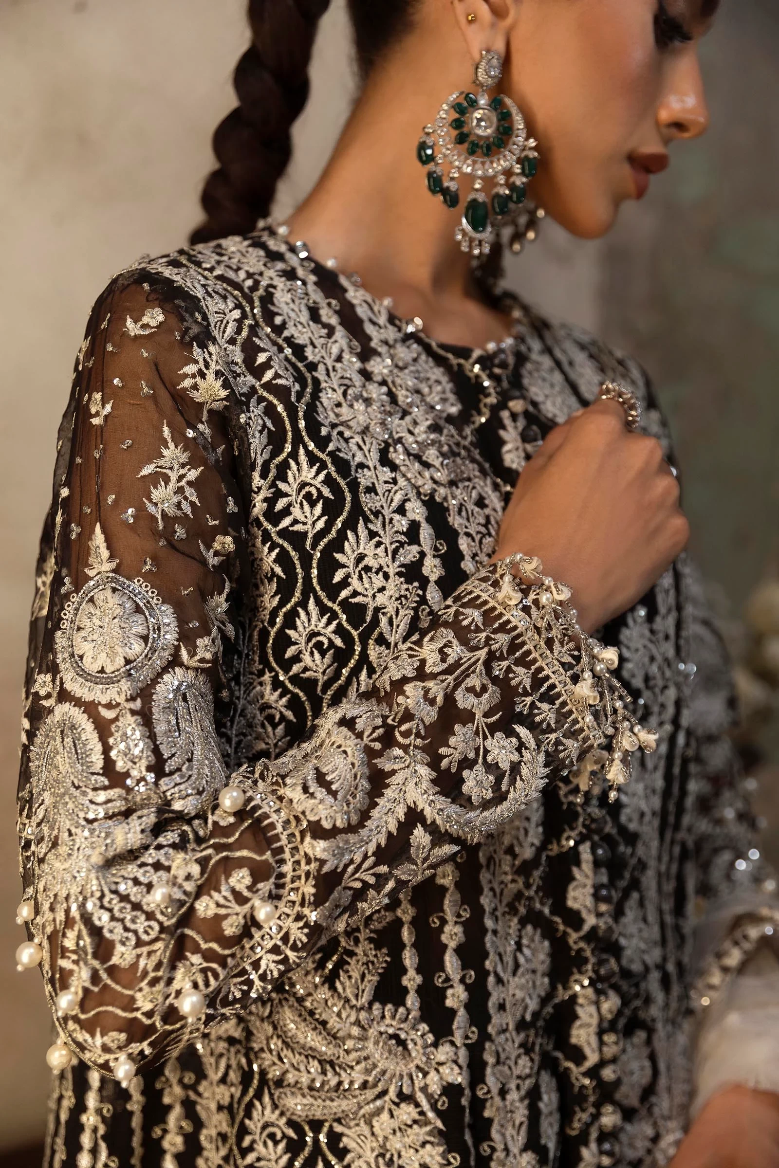 Woven Net 3 Piece Suit N251-003-3CX
