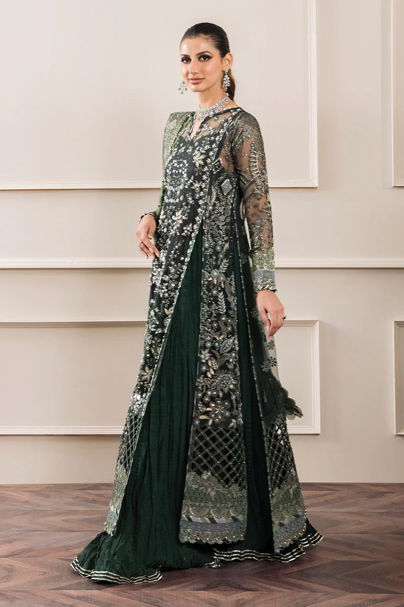 EMBROIDERED NET CH12-05 UNSTITCHED