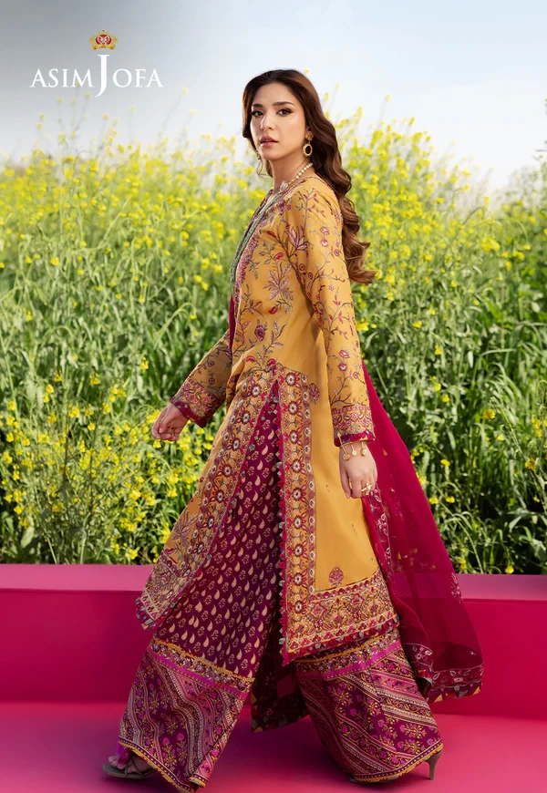 AJELL-07 EMBROIDERED LAWN 3 PCS