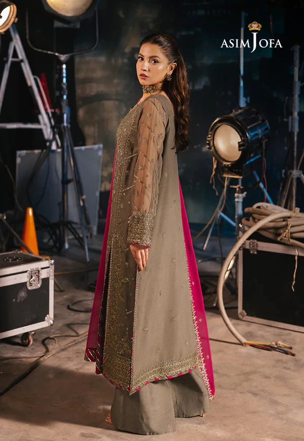 AJLF-06 EMBROIDERED CHIFFON 3 PCS