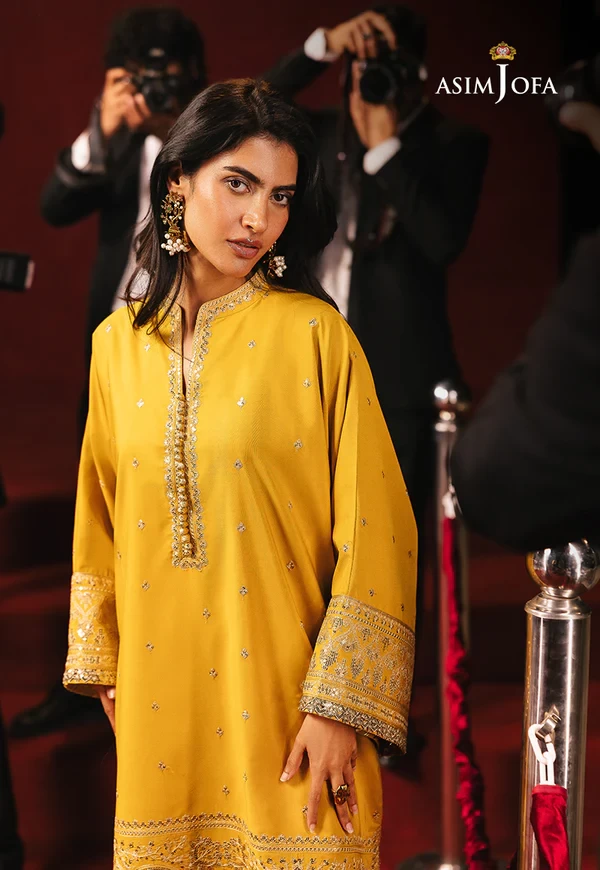 AJLF-10 EMBROIDERED BOSKI SILK 2 PCS