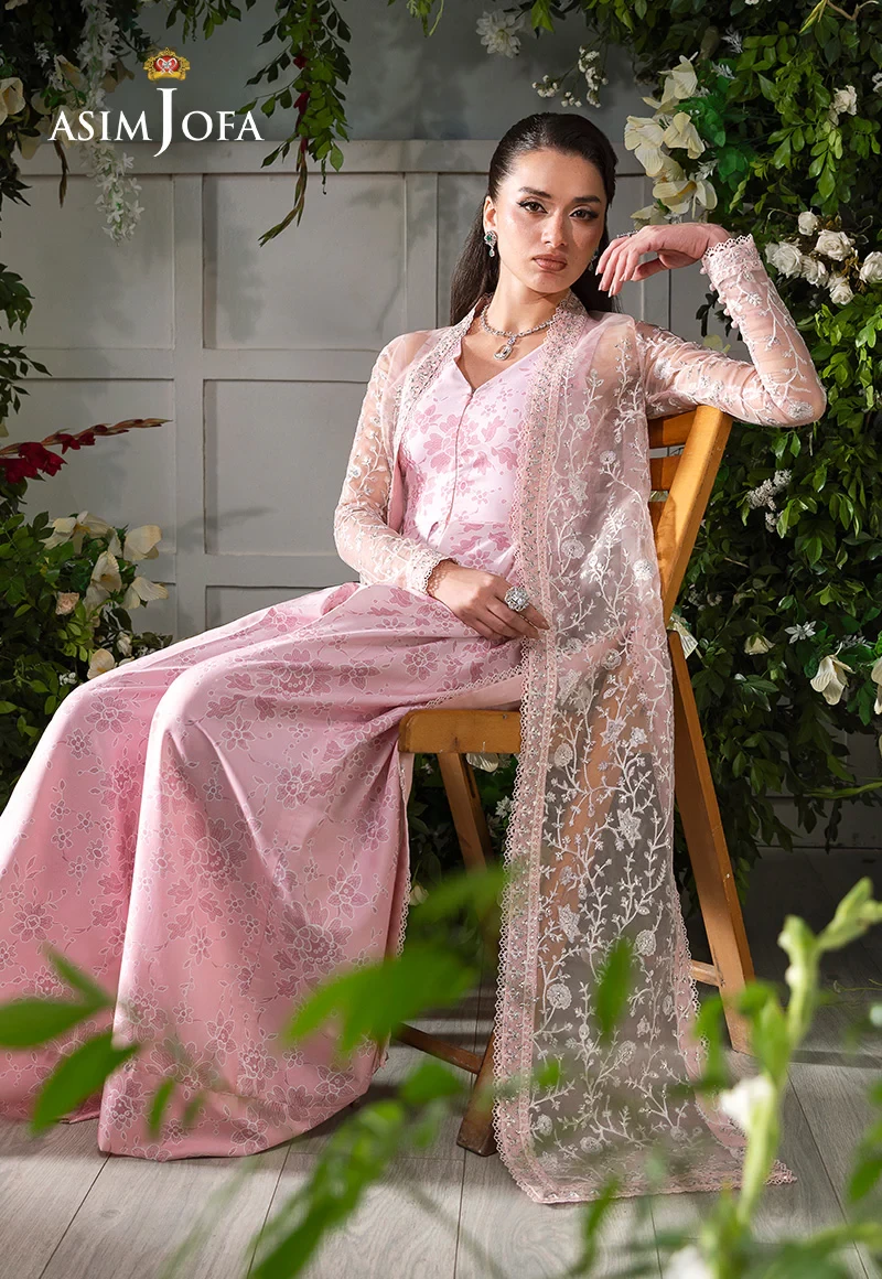 EMBROIDERED ORGANZA -  AJLFC-02-UNS