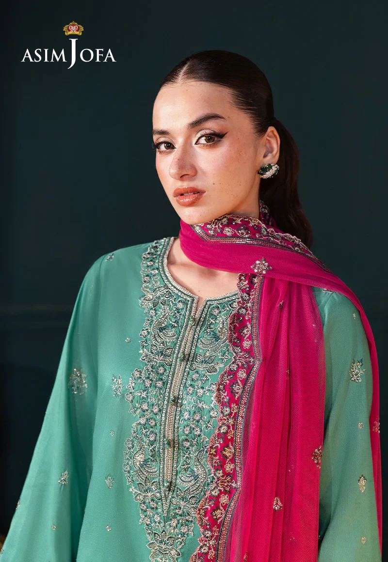 EMBROIDERED RAW SILK  -  AJLFC-04-UNS