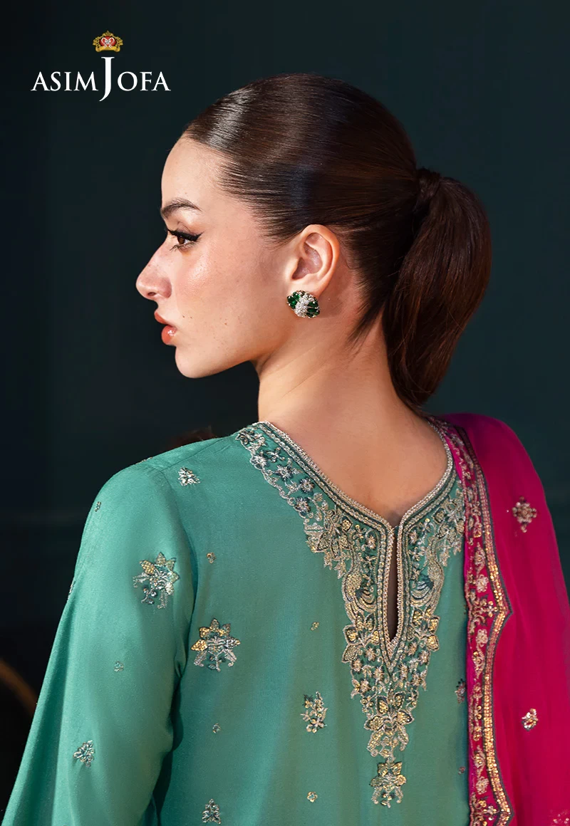 EMBROIDERED RAW SILK  -  AJLFC-04-UNS