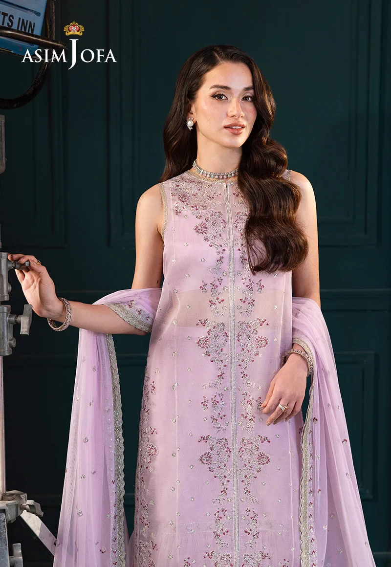 EMBROIDERED SOFT NET ORGANZA  - AJLFC-09-UNS