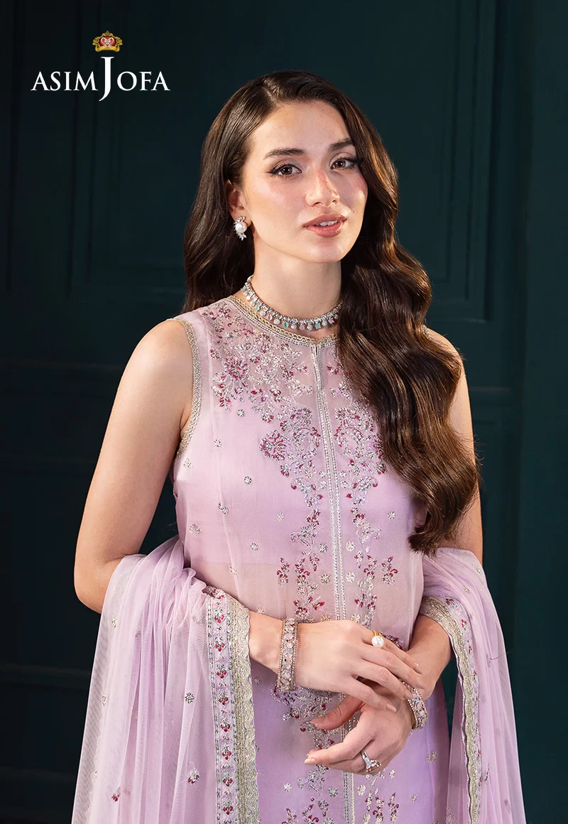 EMBROIDERED SOFT NET ORGANZA  - AJLFC-09-UNS