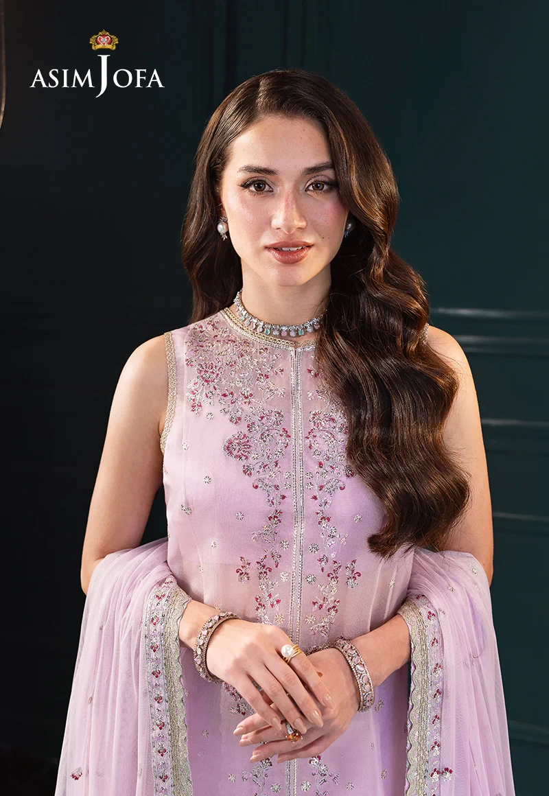 EMBROIDERED SOFT NET ORGANZA  - AJLFC-09-UNS