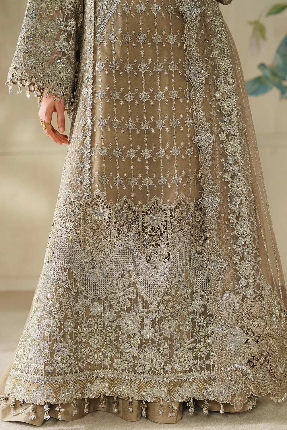EMBROIDERED CHIFFON CH14-08 - CHV14D08