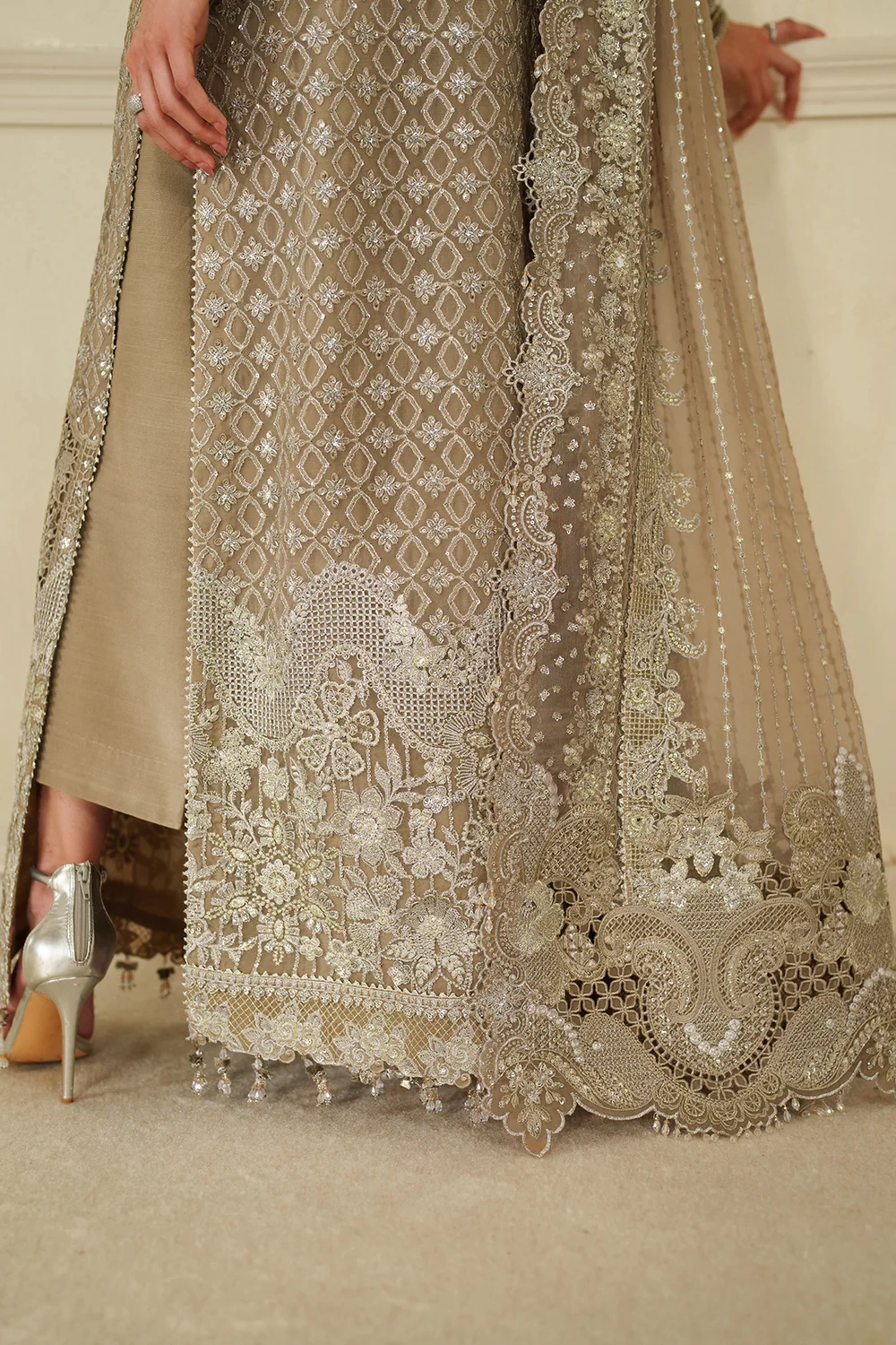 EMBROIDERED CHIFFON CH14-08 - CHV14D08