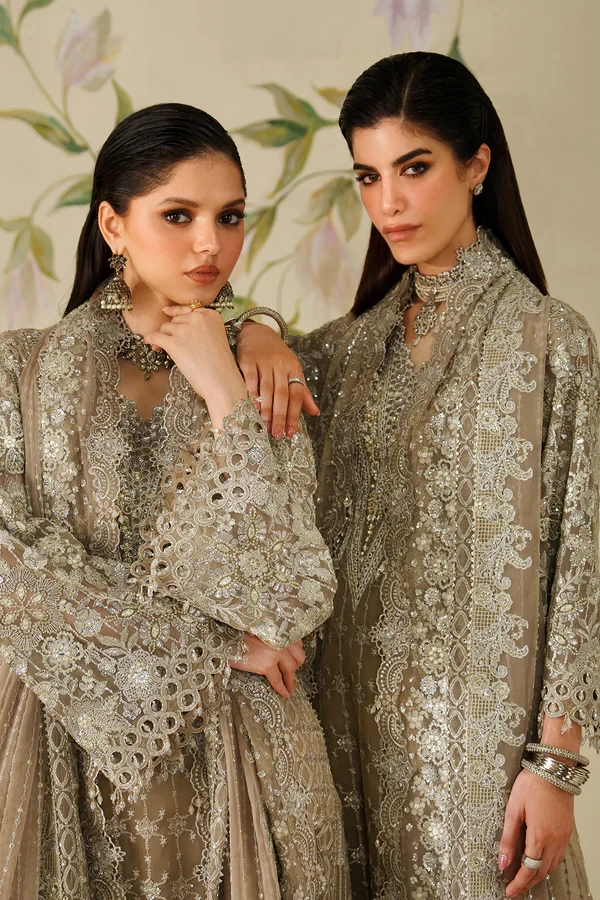EMBROIDERED CHIFFON CH14-08 - CHV14D08