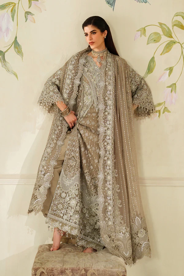 EMBROIDERED CHIFFON CH14-08 - CHV14D08