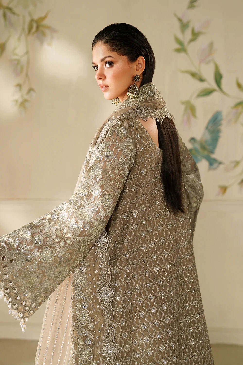 EMBROIDERED CHIFFON CH14-08 - CHV14D08