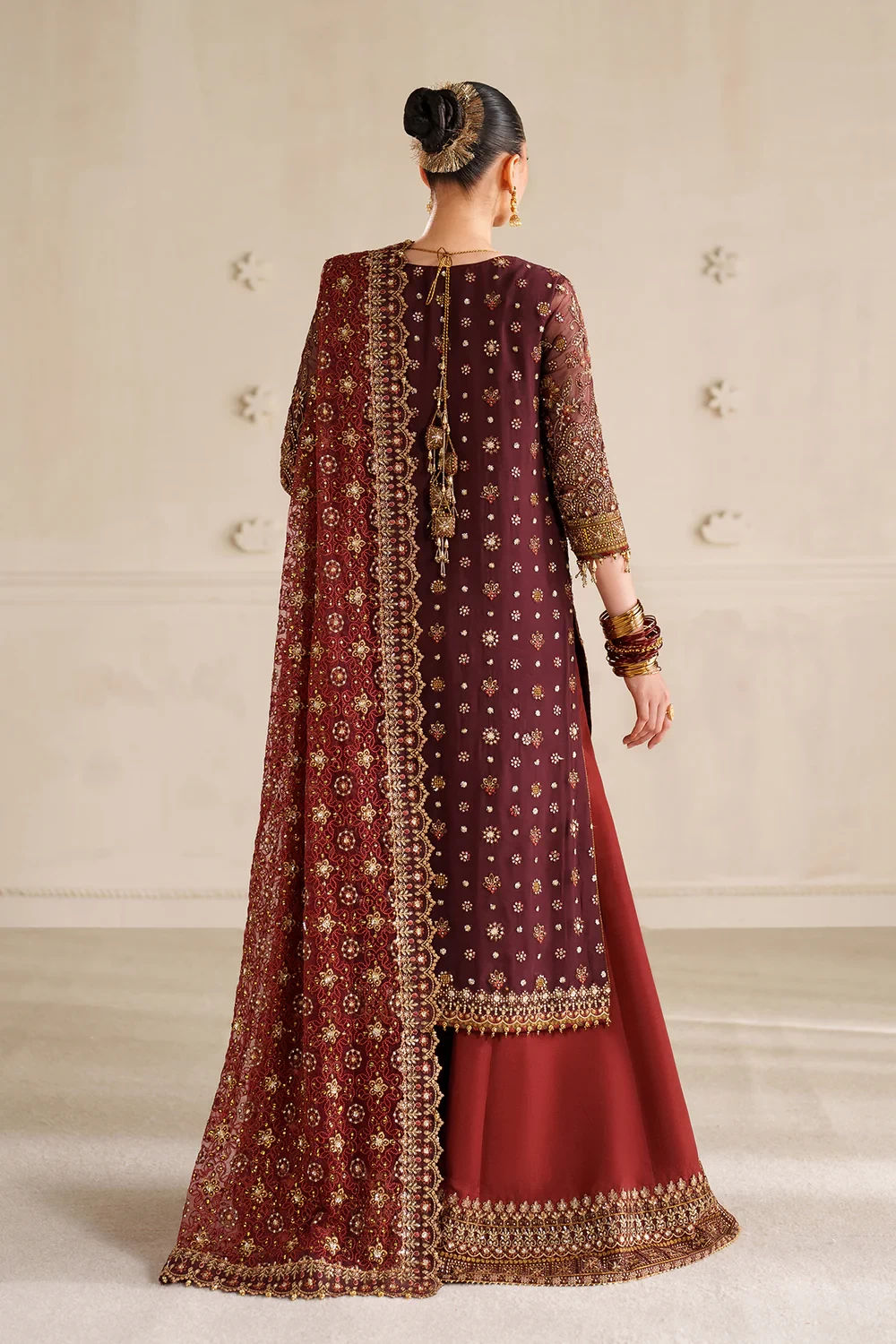 EMBROIDERED CHIFFON CH14-07 - CHV14D07