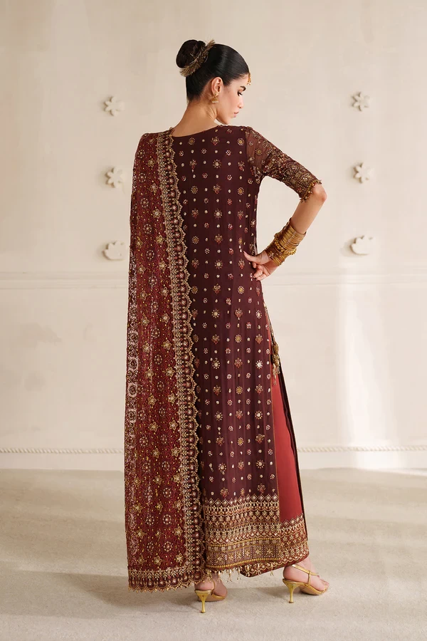 EMBROIDERED CHIFFON CH14-07 - CHV14D07