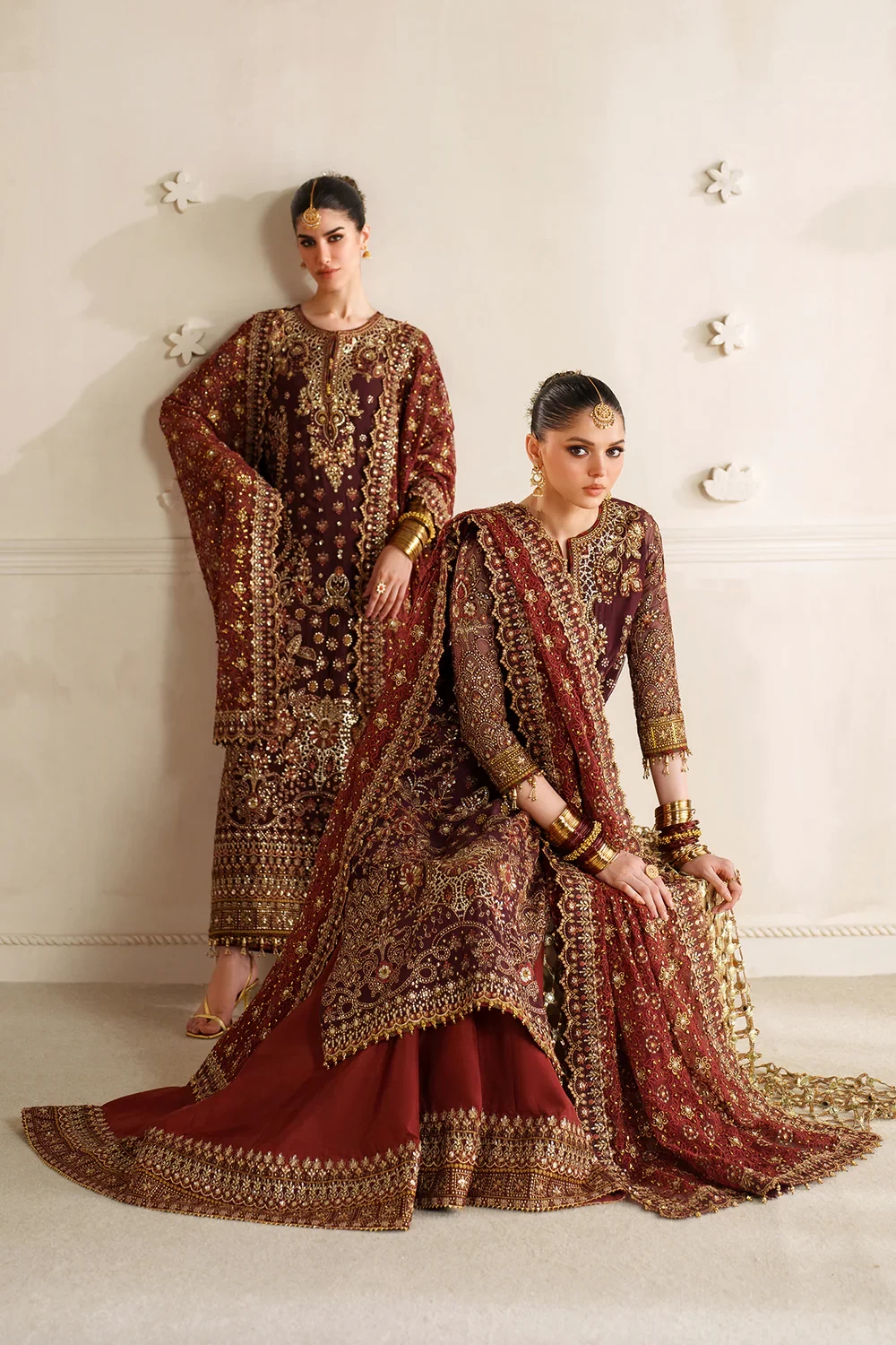 EMBROIDERED CHIFFON CH14-07 - CHV14D07