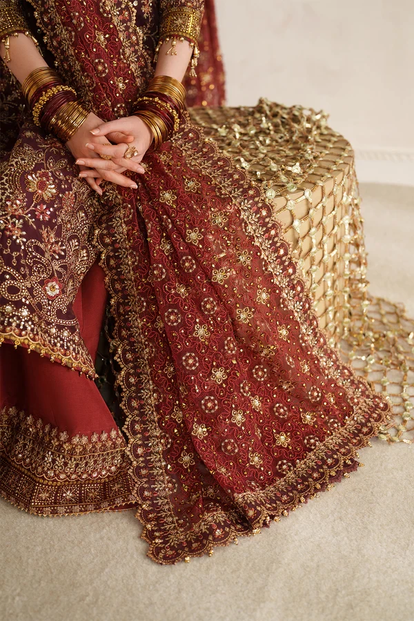 EMBROIDERED CHIFFON CH14-07 - CHV14D07