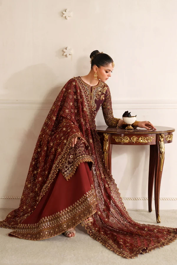 EMBROIDERED CHIFFON CH14-07 - CHV14D07