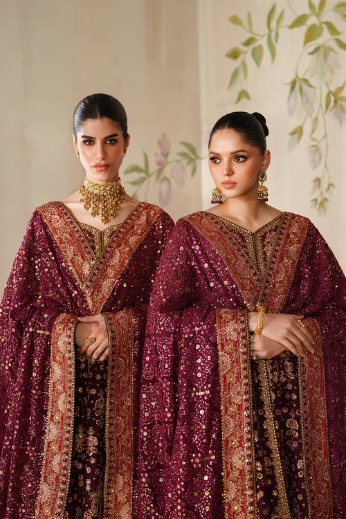 EMBROIDERED CHIFFON CH14-05 - CHV14D05