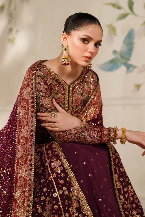EMBROIDERED CHIFFON CH14-05 - CHV14D05