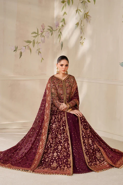 EMBROIDERED CHIFFON CH14-05 - CHV14D05