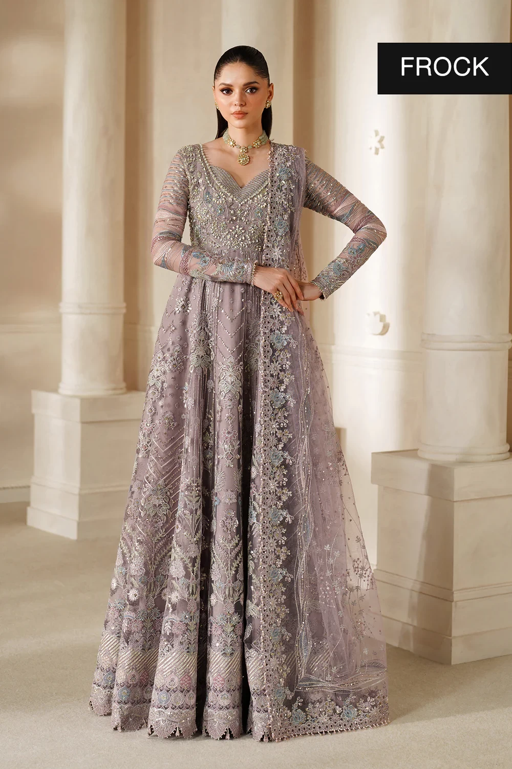 EMBROIDERED NET CH14-04 - CHV14D04 ●