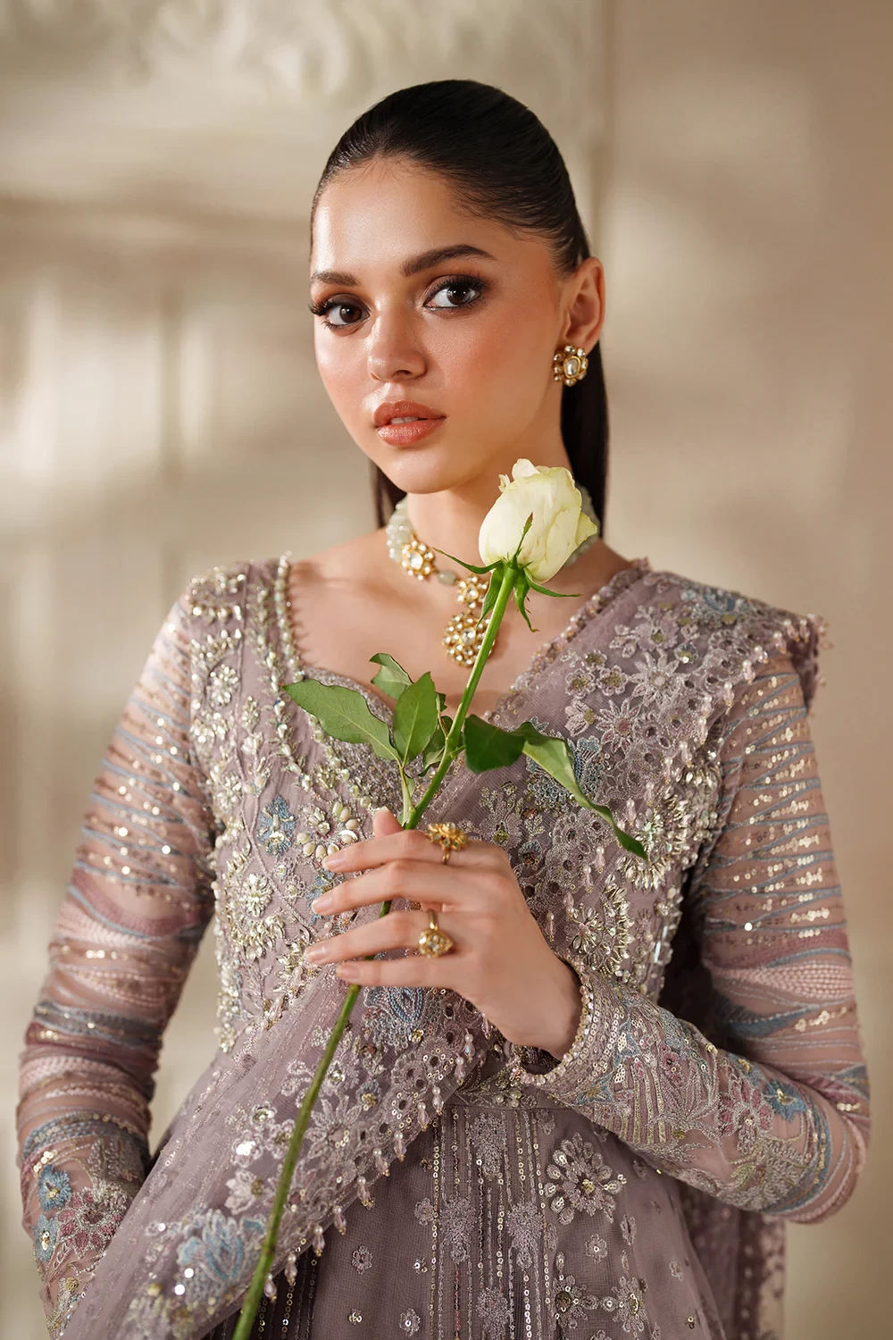 EMBROIDERED NET CH14-04 - CHV14D04 ●
