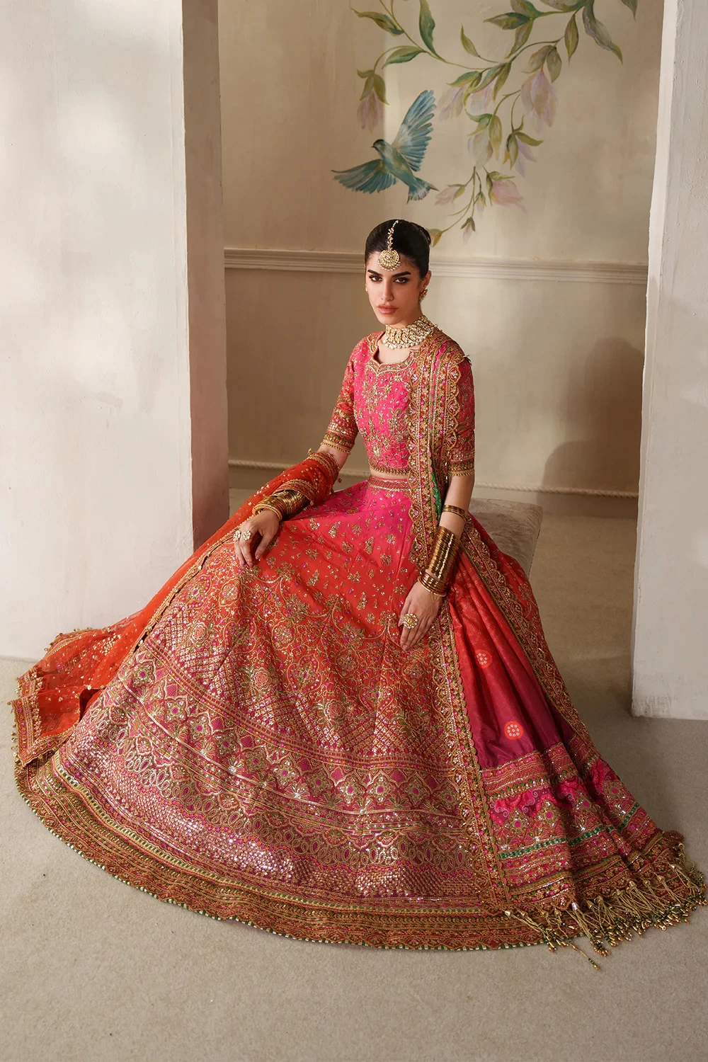 EMBROIDERED SILK CH14-03 - CHV14D03