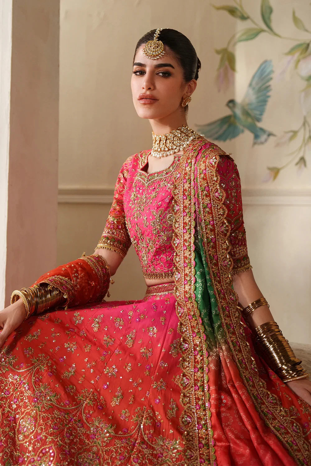 EMBROIDERED SILK CH14-03 - CHV14D03