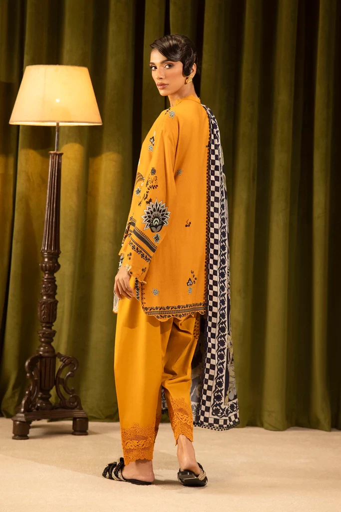 Linen Muzlin 3 Piece Suit - SKU: M253-020A-3CR