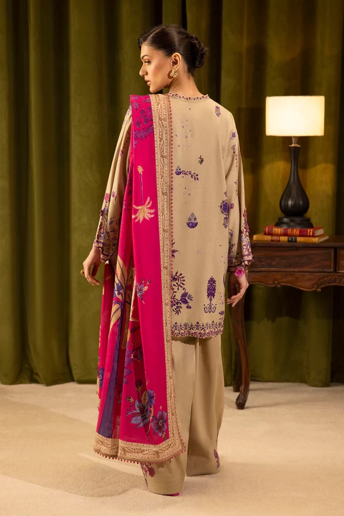 Linen Muzlin 3 Piece Suit - SKU: M253-019A-3CQ