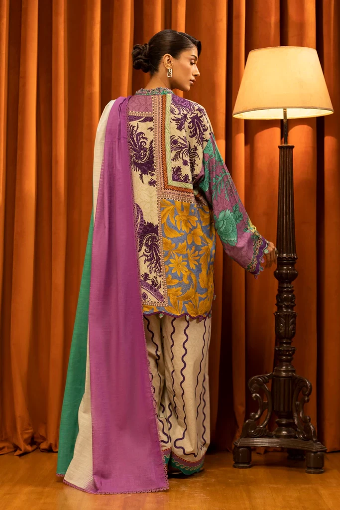 Linen Muzlin 3 Piece Suit - SKU: M253-018B-3CQ